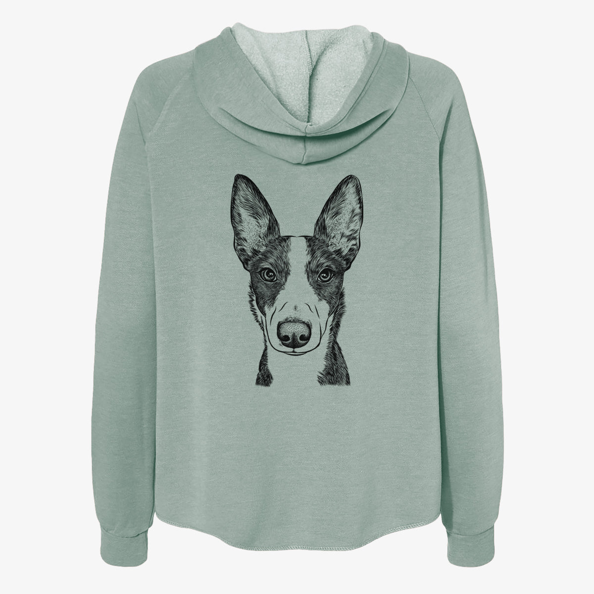 Tigm the Bippet - Women's Cali Wave Zip-Up Sweatshirt