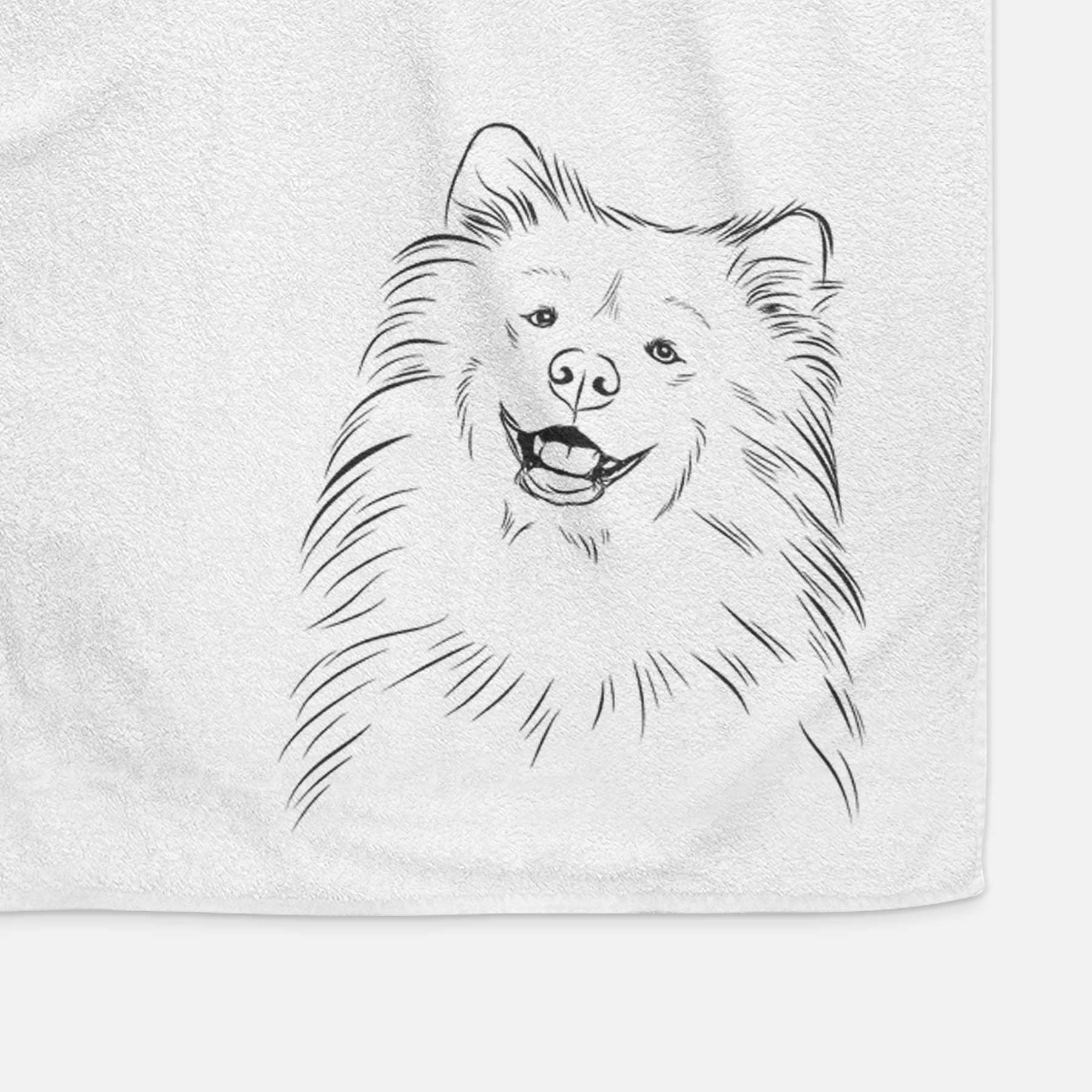 Tillie the Samoyed Decorative Hand Towel