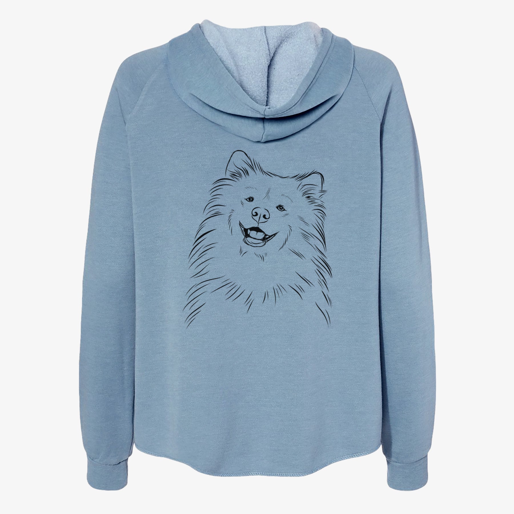 Tillie the Samoyed - Women's Cali Wave Zip-Up Sweatshirt