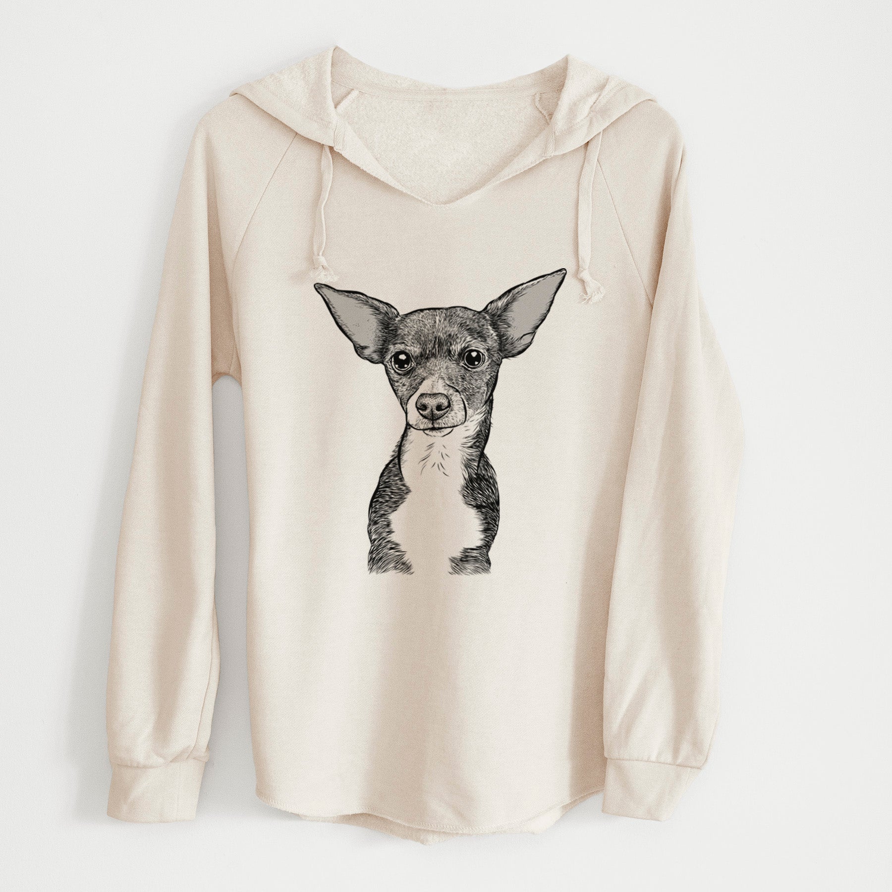 Bare Tiny Archie the Mixed Breed - Cali Wave Hooded Sweatshirt