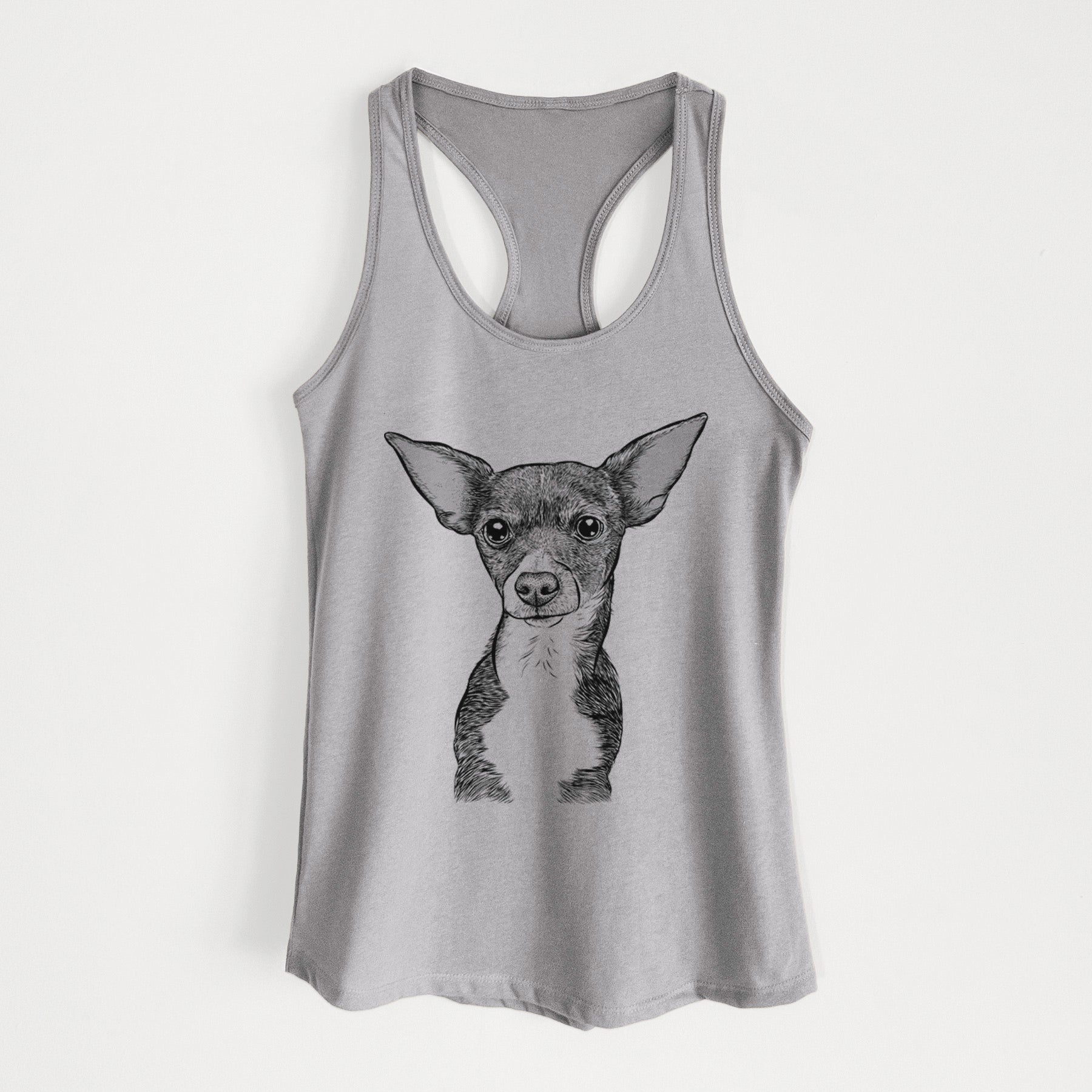 Tiny Archie the Mixed Breed - Women's Racerback Tanktop