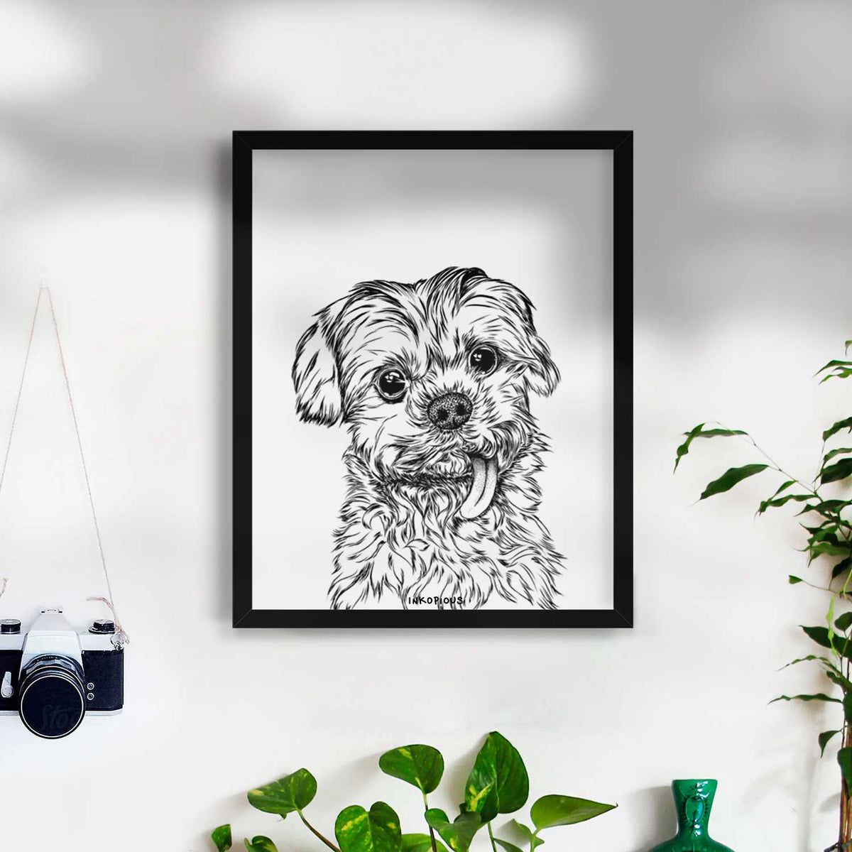 Tiny Titan the Shih Tzu Art Print
