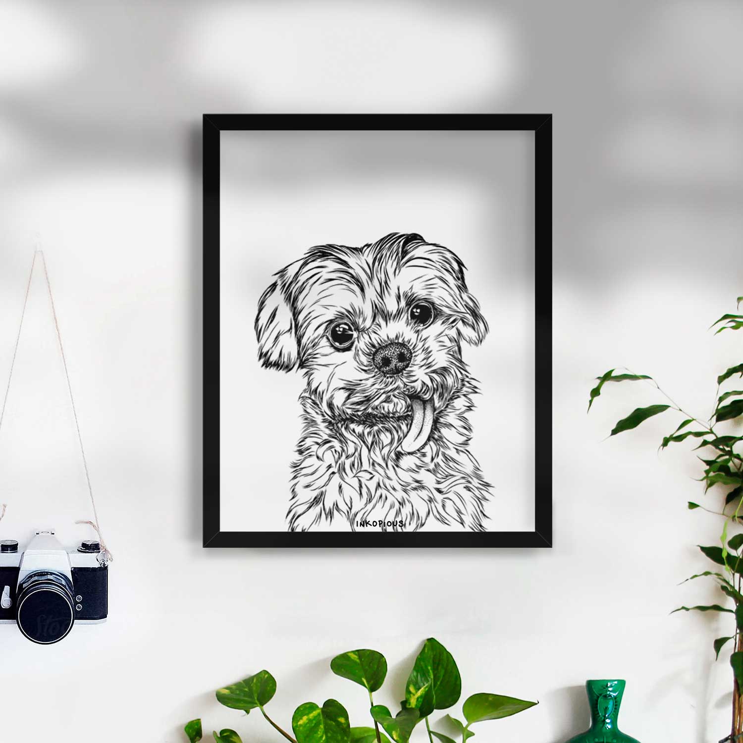 Tiny Titan the Shih Tzu Art Print