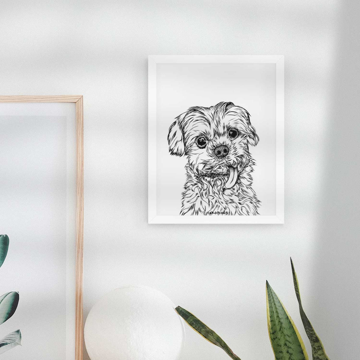Tiny Titan the Shih Tzu Art Print