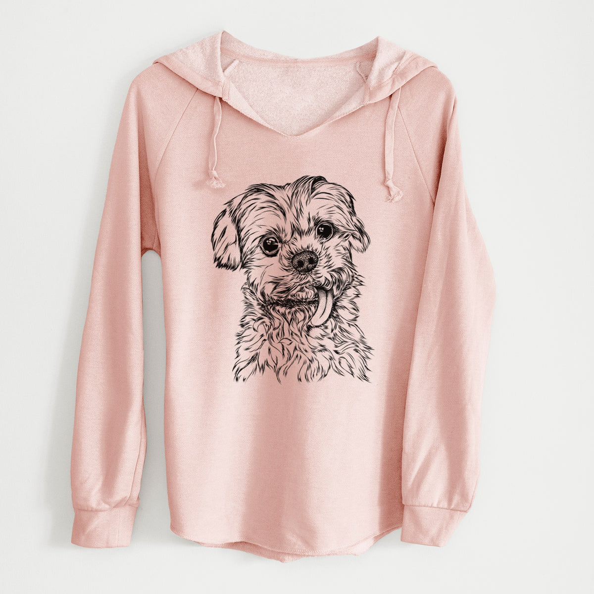Bare Tiny Titan the Shih Tzu - Cali Wave Hooded Sweatshirt