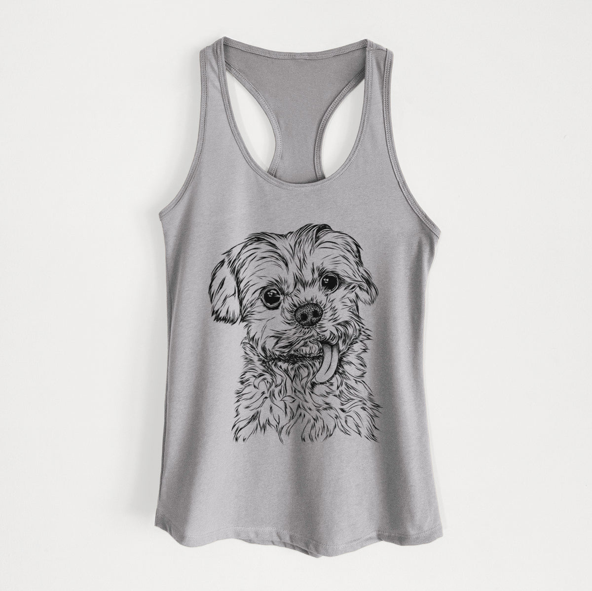 Tiny Titan the Shih Tzu - Women&#39;s Racerback Tanktop