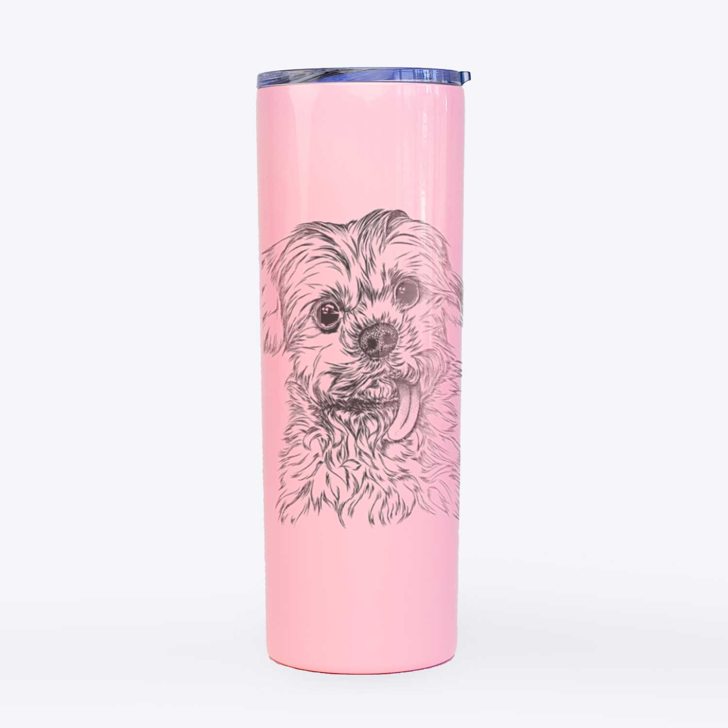 Tiny Titan the Shih Tzu - 20oz Skinny Tumbler