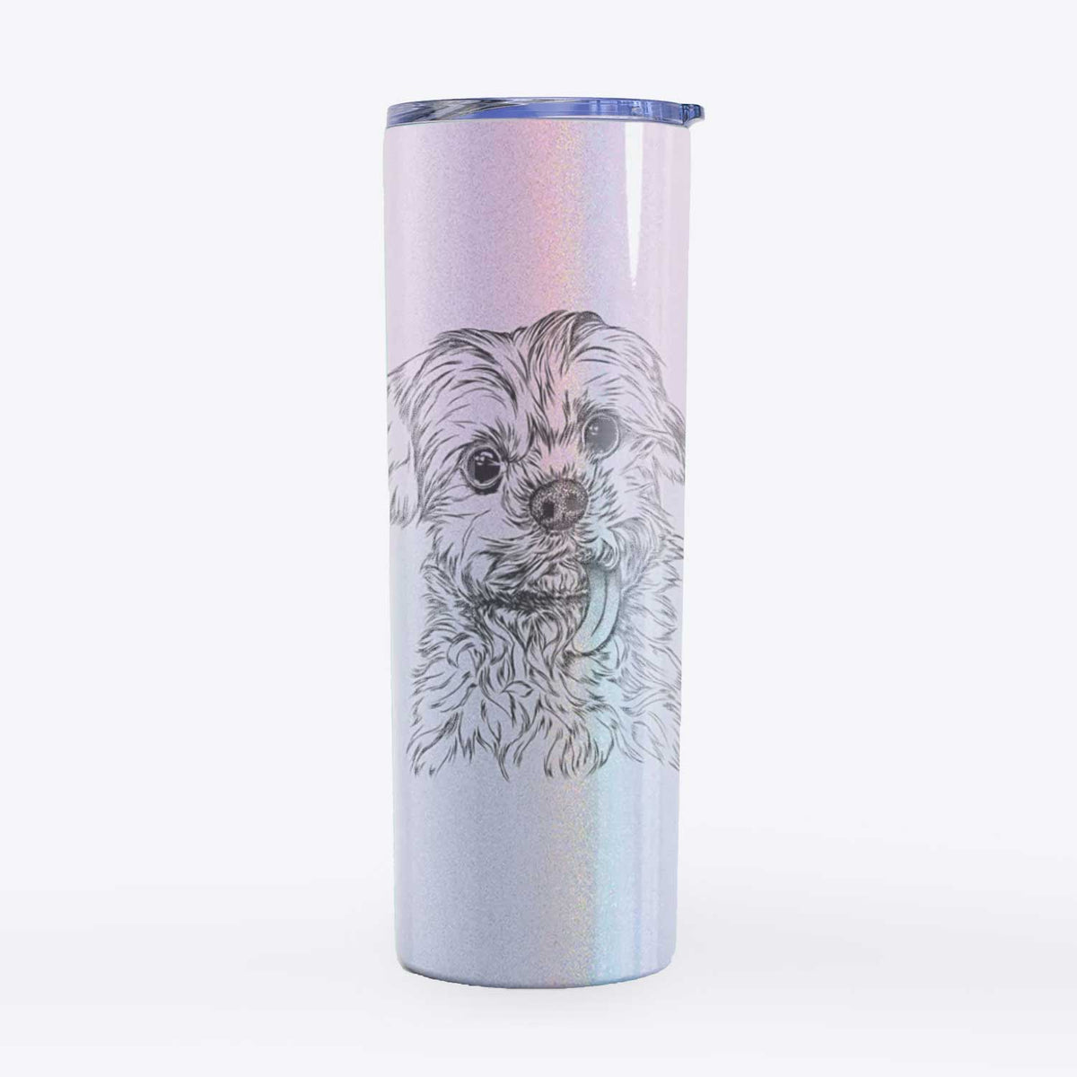 Tiny Titan the Shih Tzu - 20oz Skinny Tumbler