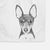 Tiny the Toy Fox Terrier Decorative Hand Towel