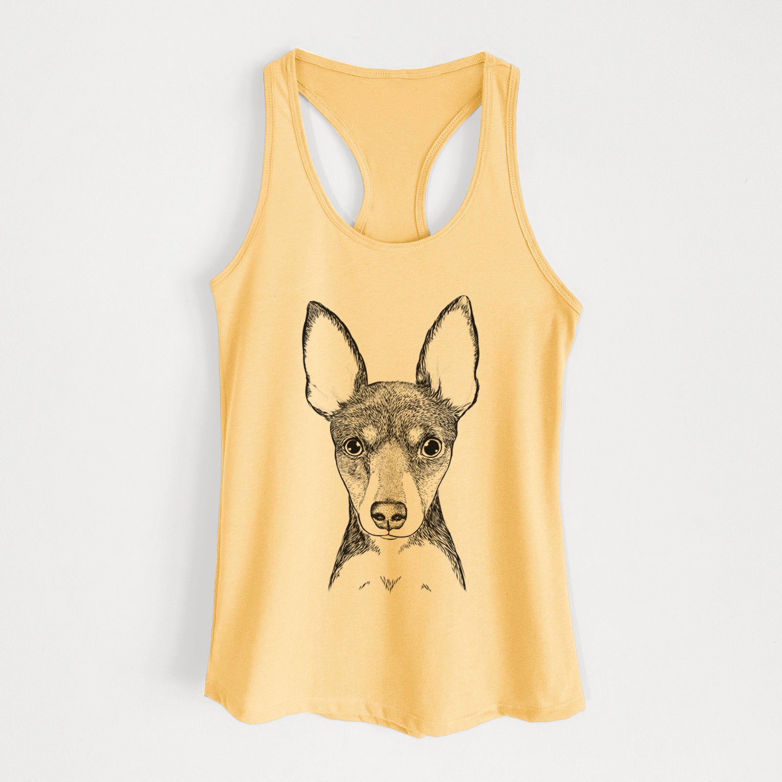Tiny the Toy Fox Terrier - Women's Racerback Tanktop