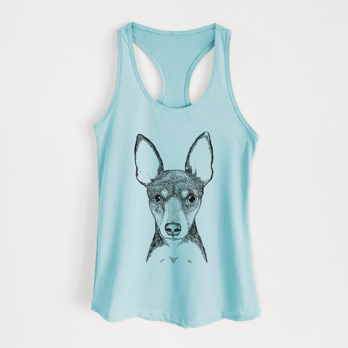 Tiny the Toy Fox Terrier - Women's Racerback Tanktop