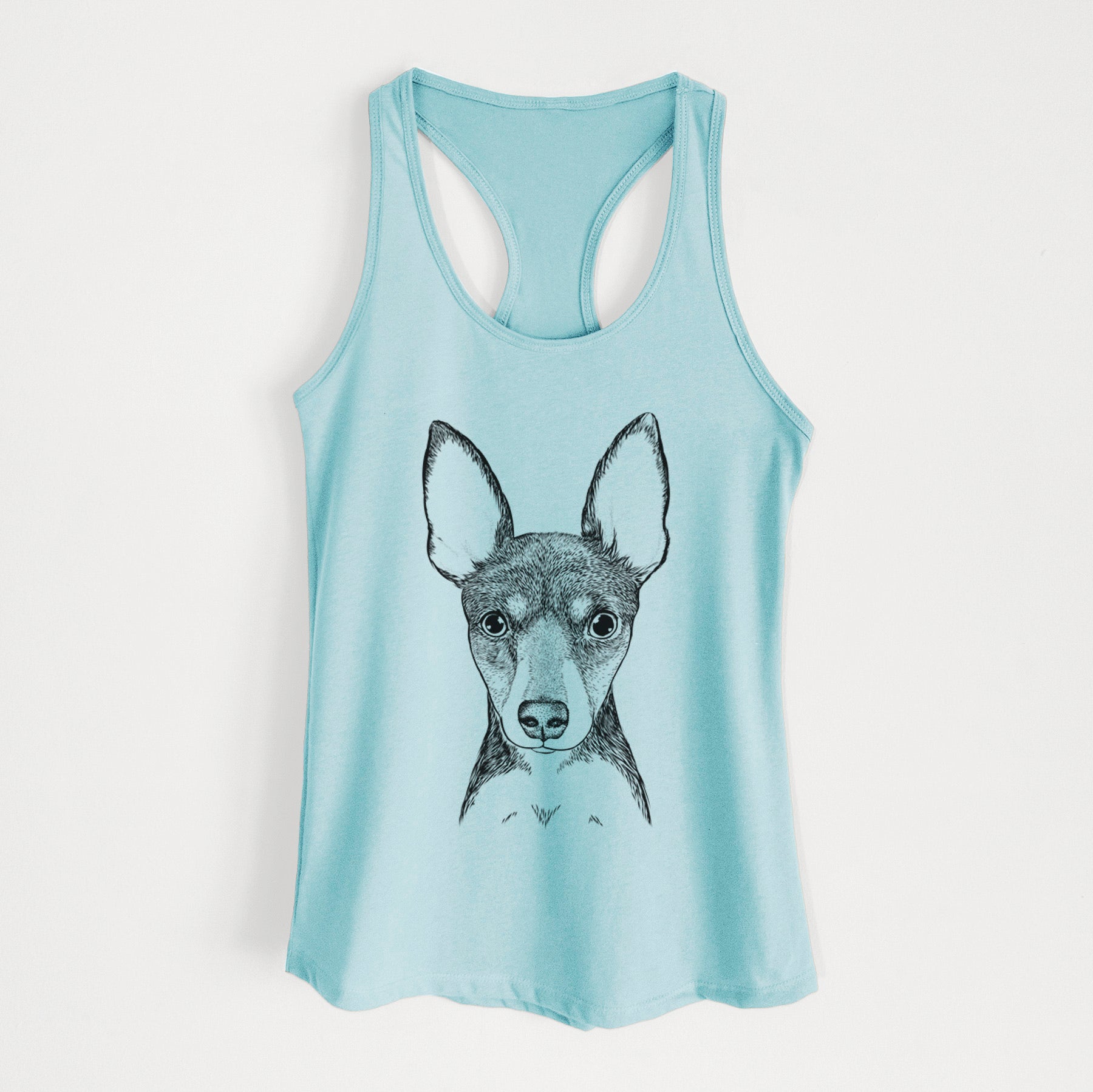 Tiny the Toy Fox Terrier - Women's Racerback Tanktop