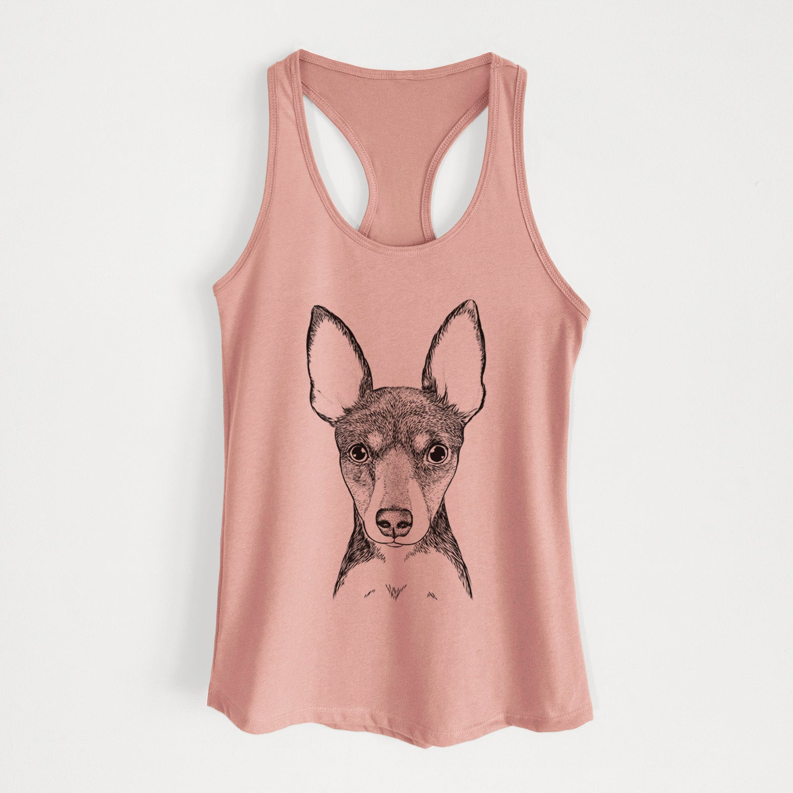 Tiny the Toy Fox Terrier - Women's Racerback Tanktop