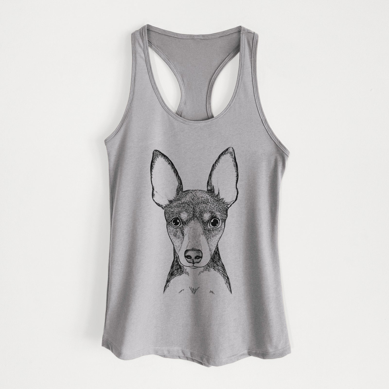 Tiny the Toy Fox Terrier - Women's Racerback Tanktop