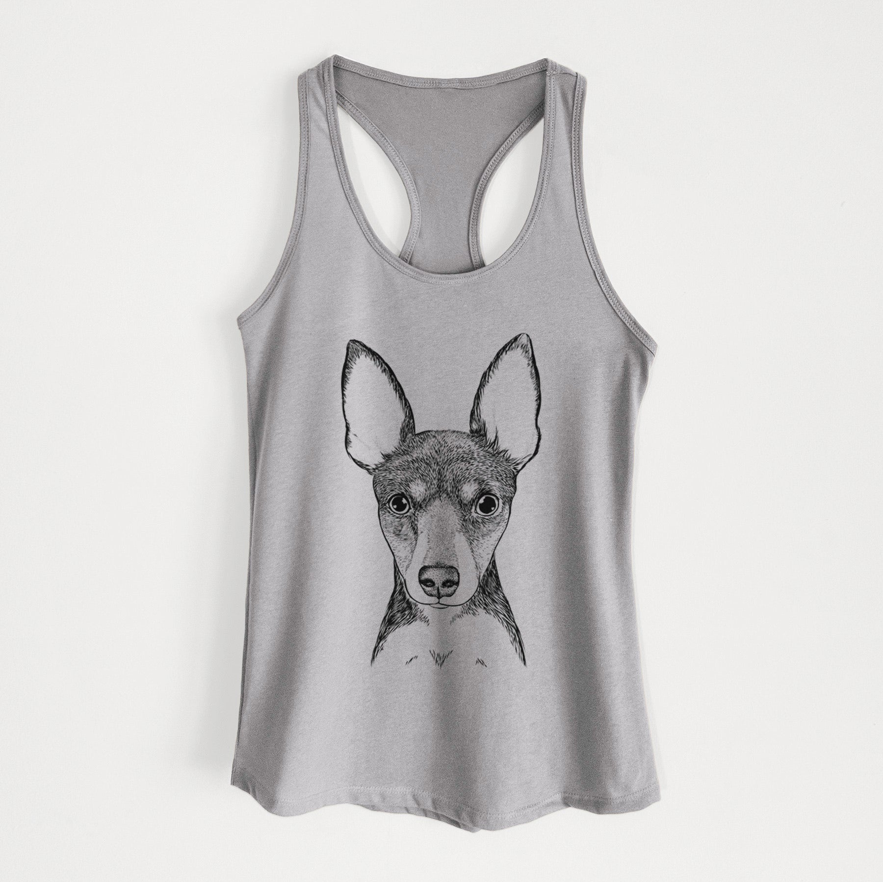 Tiny the Toy Fox Terrier - Women's Racerback Tanktop