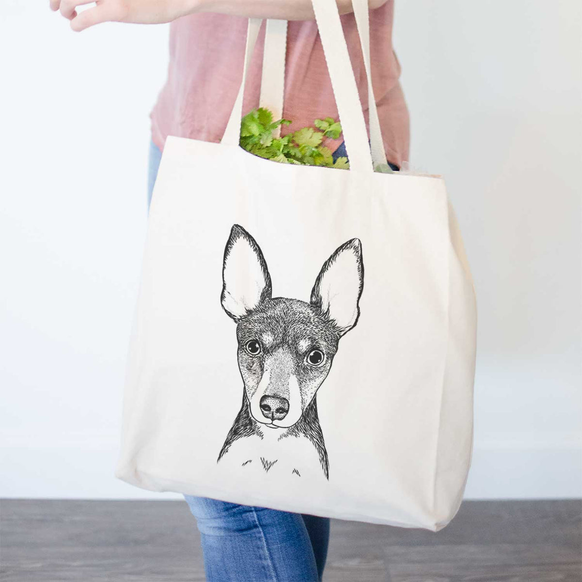 Tiny the Toy Fox Terrier - Tote Bag