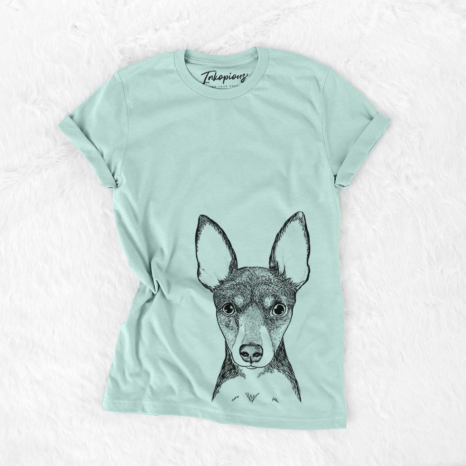 Tiny the Toy Fox Terrier - Bella Canvas Unisex Crewneck