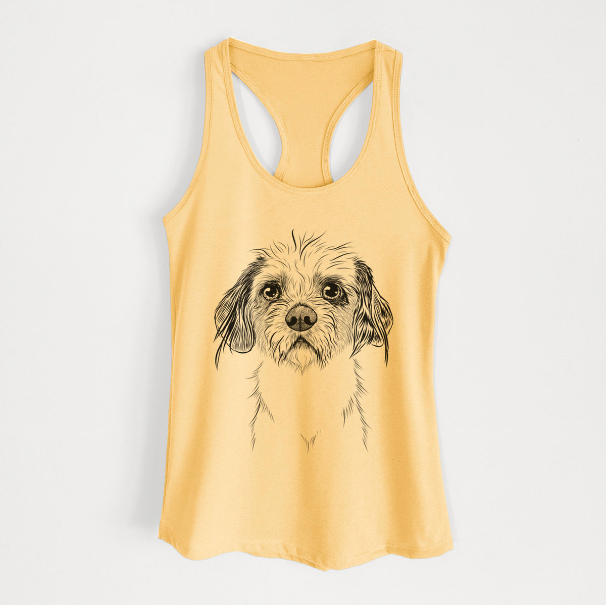 Tiny Tucker the Mixed Breed - Women's Racerback Tanktop