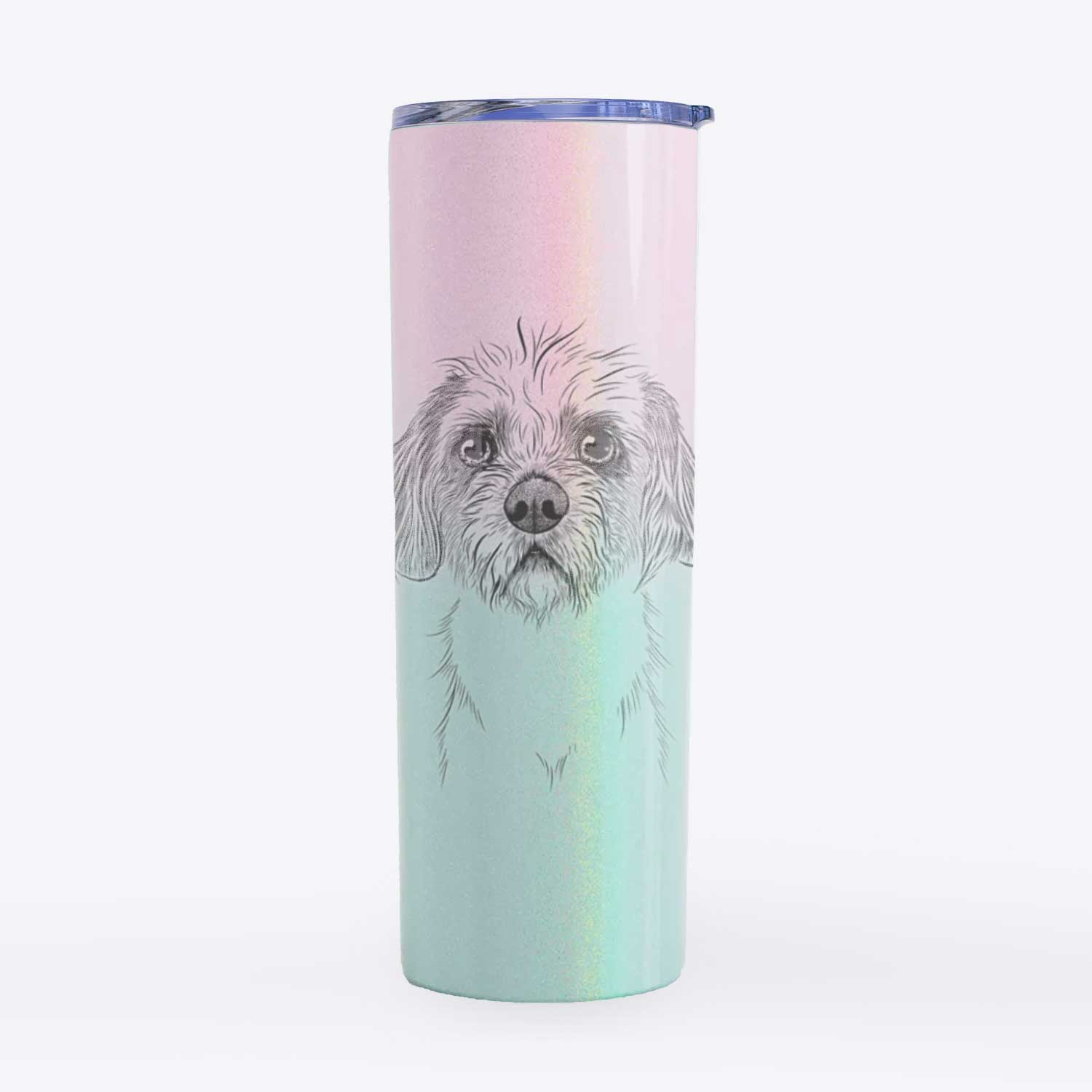 Tiny Tucker the Mixed Breed - 20oz Skinny Tumbler