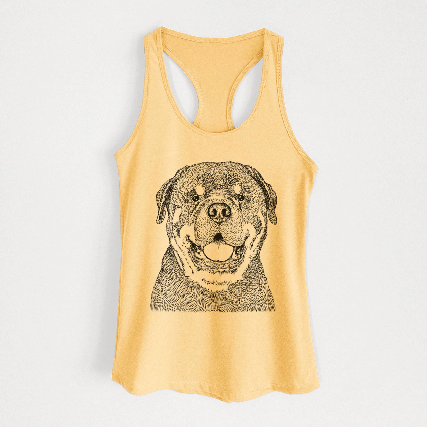 Titan the Rottweiler - Women's Racerback Tanktop