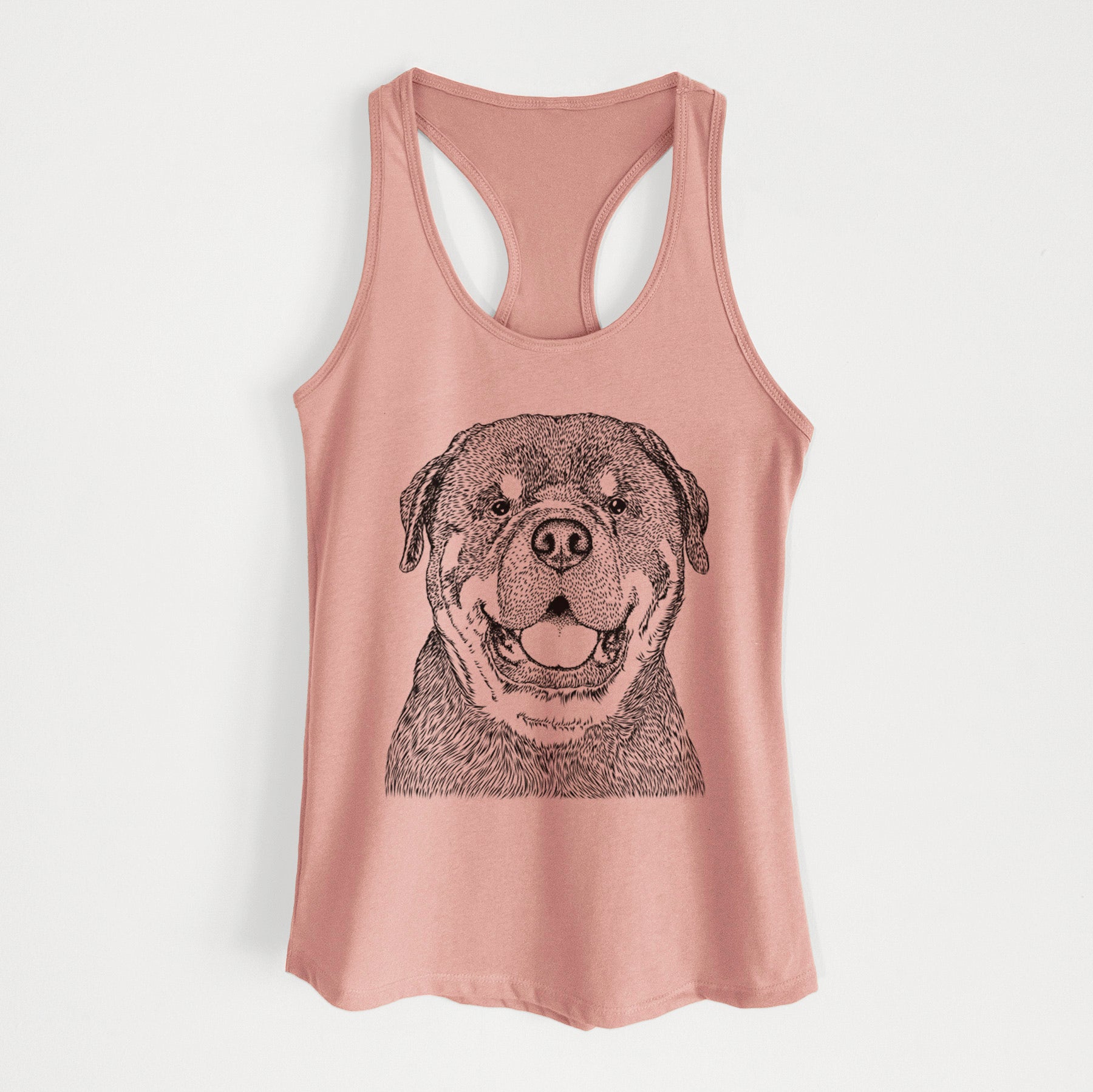 Titan the Rottweiler - Women's Racerback Tanktop