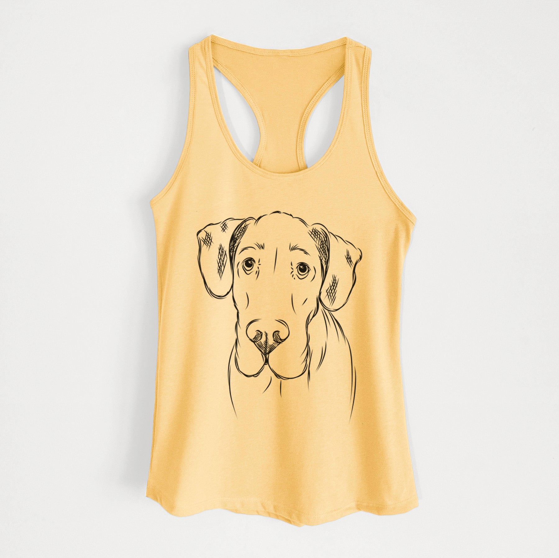 Titus the Great Dane - Women's Racerback Tanktop