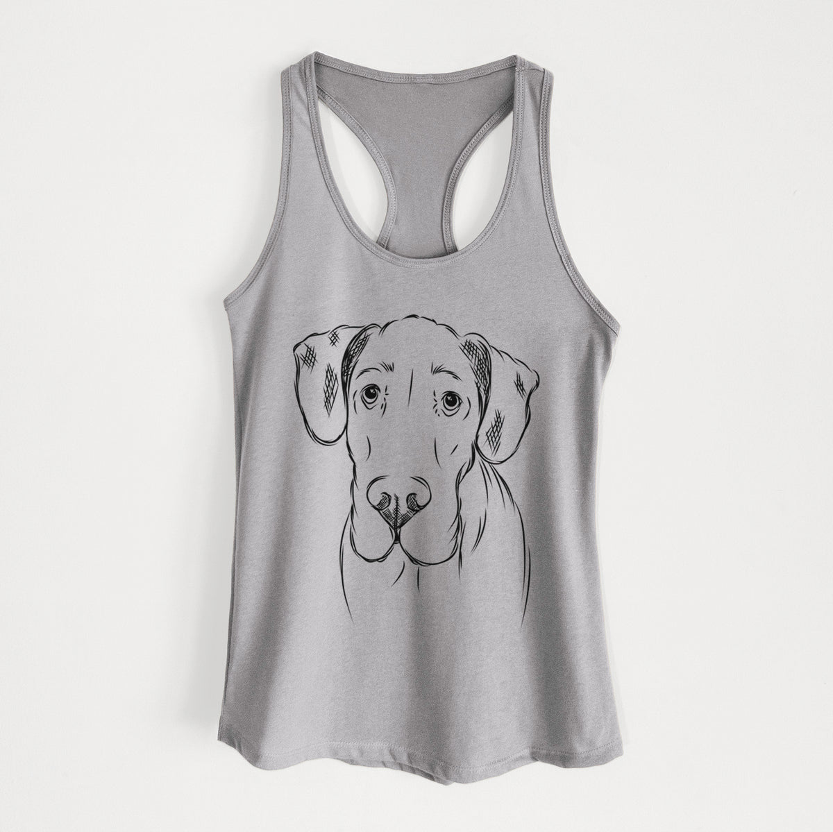 Titus the Great Dane - Women&#39;s Racerback Tanktop