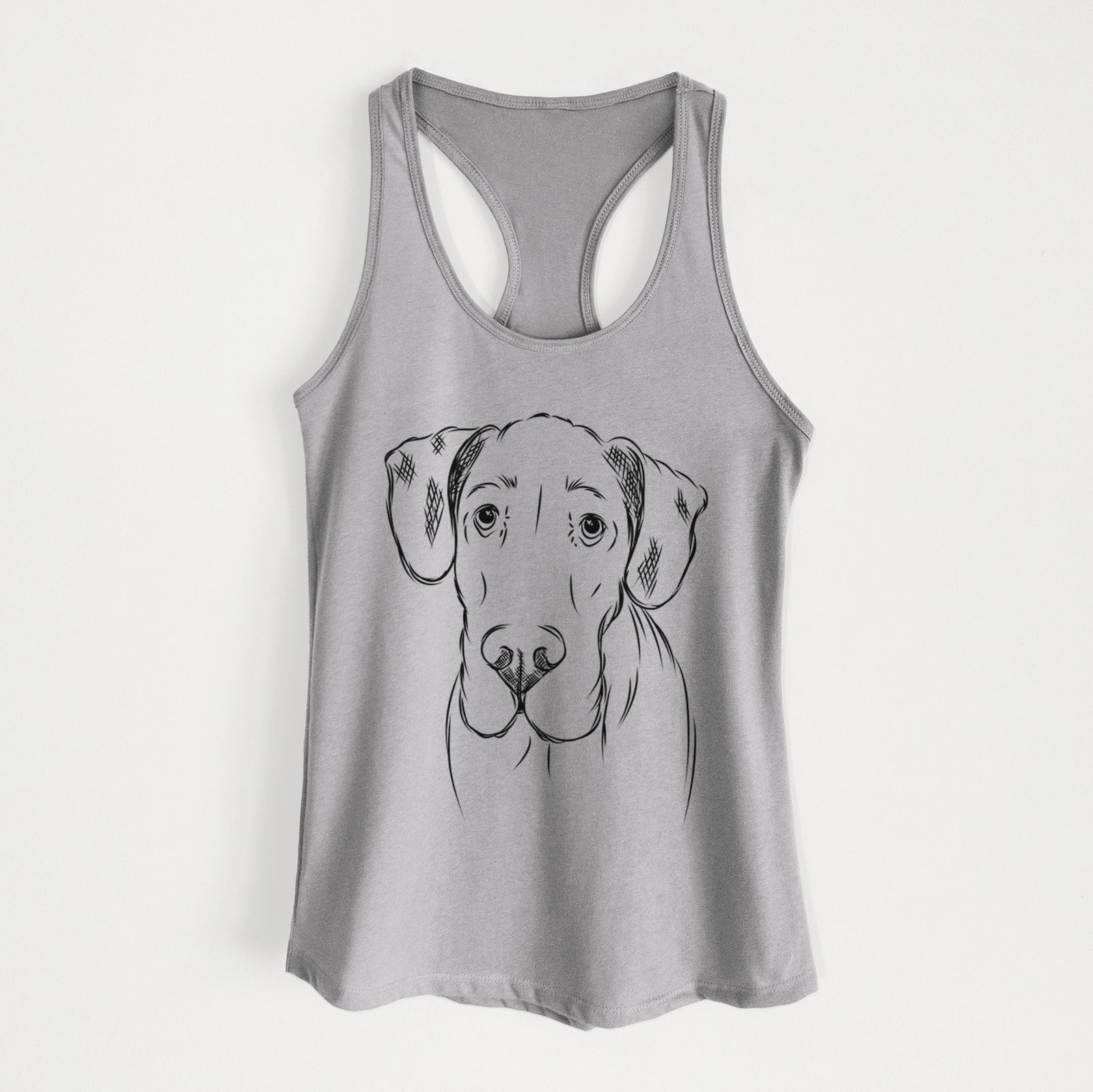 Titus the Great Dane - Women's Racerback Tanktop