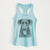 Tobes the Chocolate Lab - Women's Racerback Tanktop