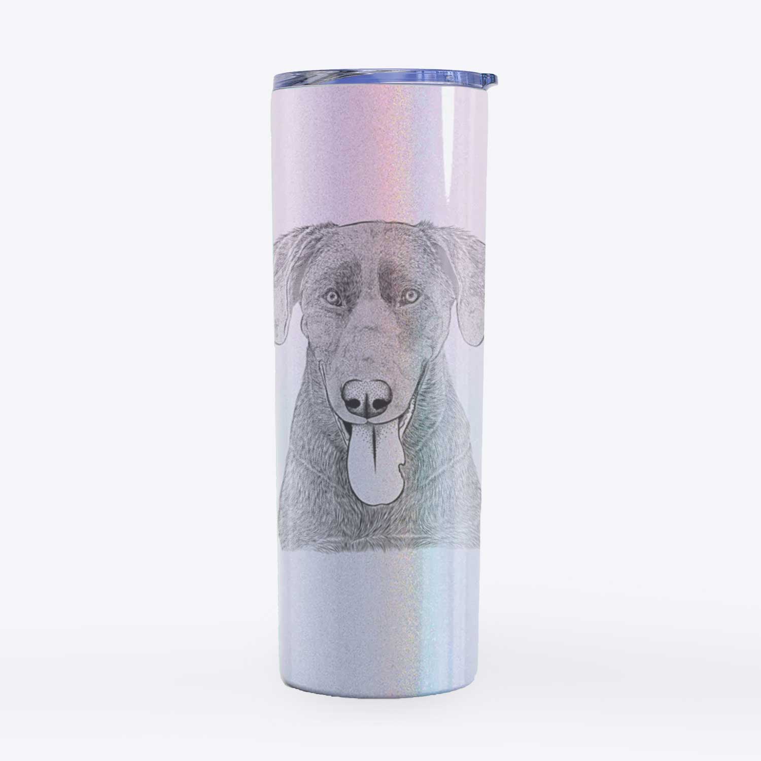 Tobes the Chocolate Lab - 20oz Skinny Tumbler