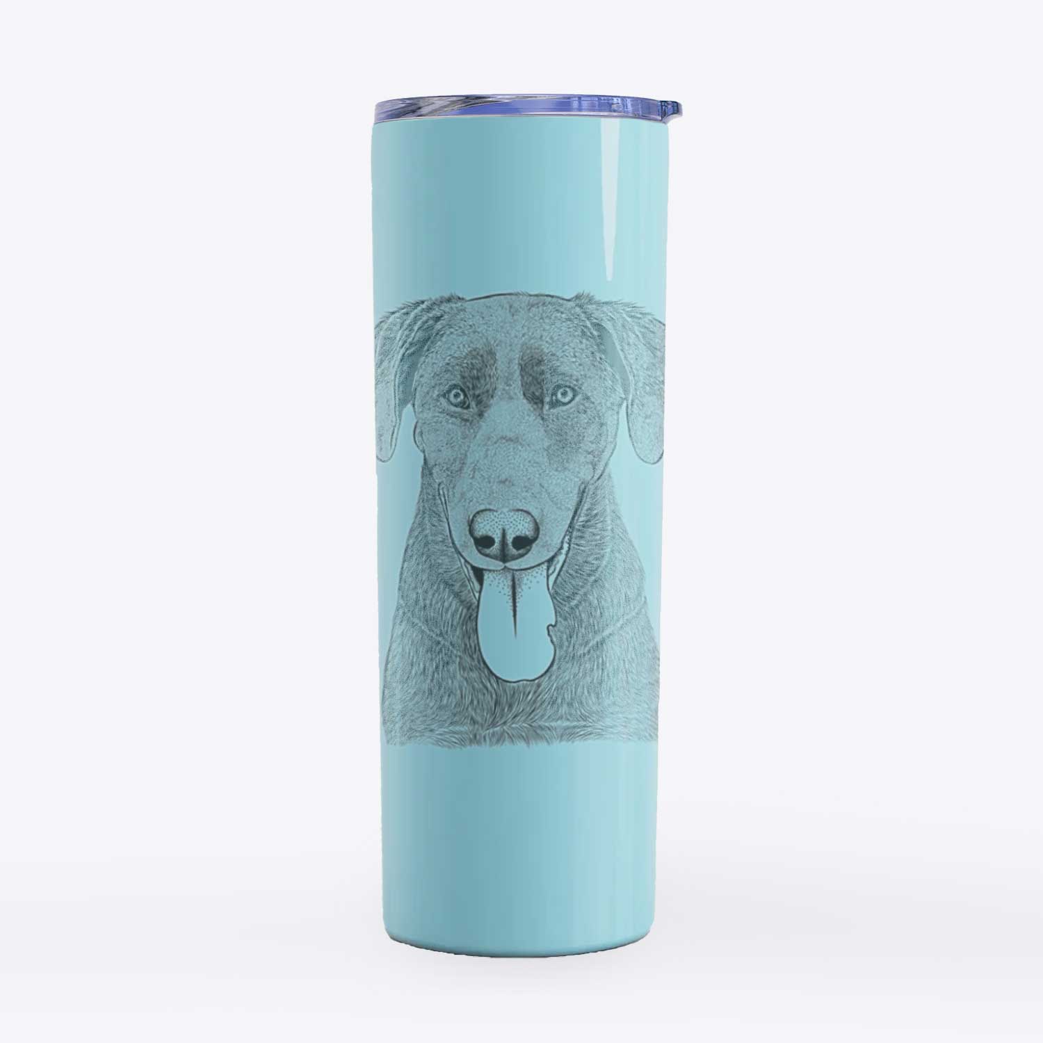 Tobes the Chocolate Lab - 20oz Skinny Tumbler