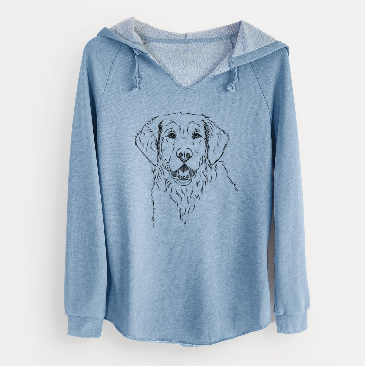 Bare Toby the Golden Retriever - Cali Wave Hooded Sweatshirt