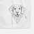 Toby the Golden Retriever Decorative Hand Towel