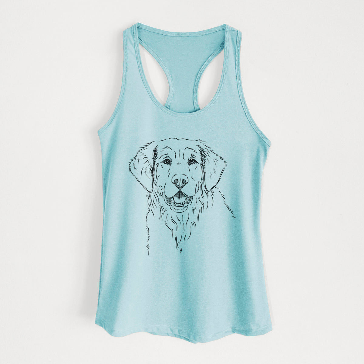 Toby the Golden Retriever - Women's Racerback Tanktop