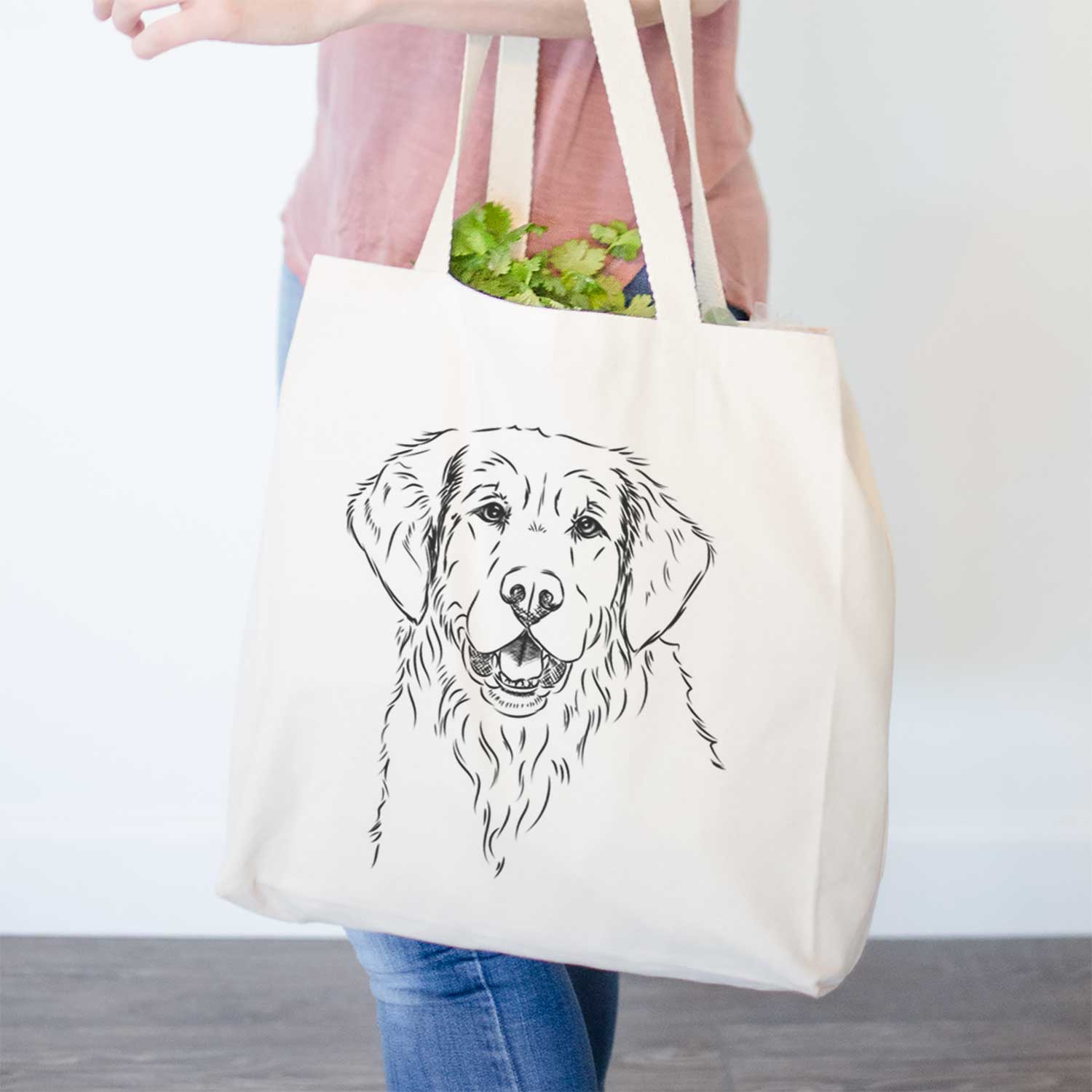 Toby the Golden Retriever - Tote Bag