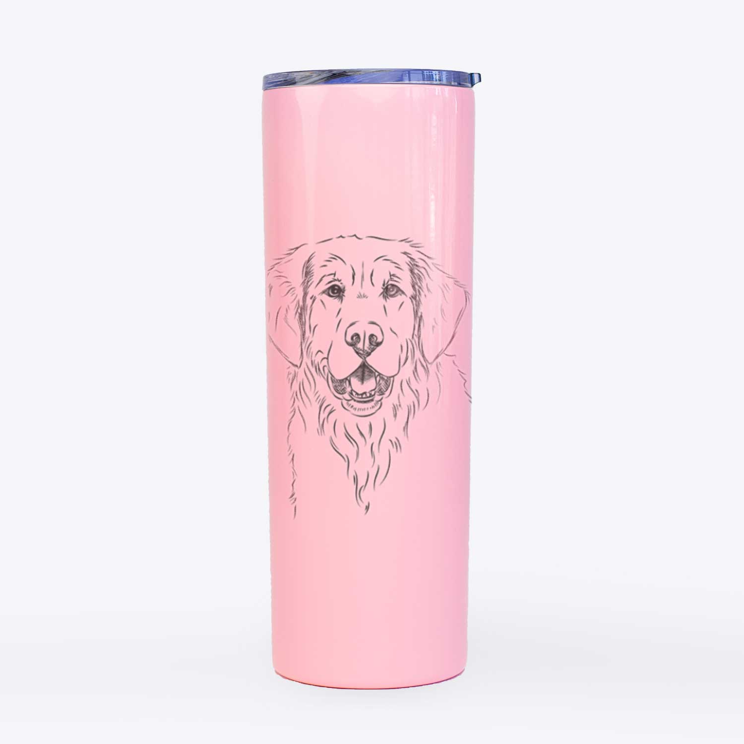 Toby the Golden Retriever - 20oz Skinny Tumbler