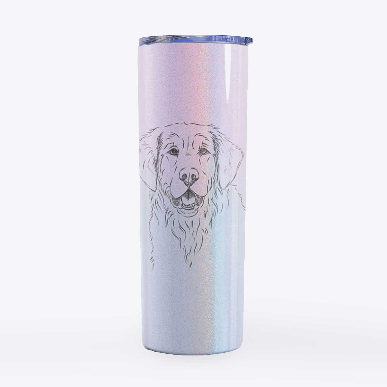 Toby the Golden Retriever - 20oz Skinny Tumbler