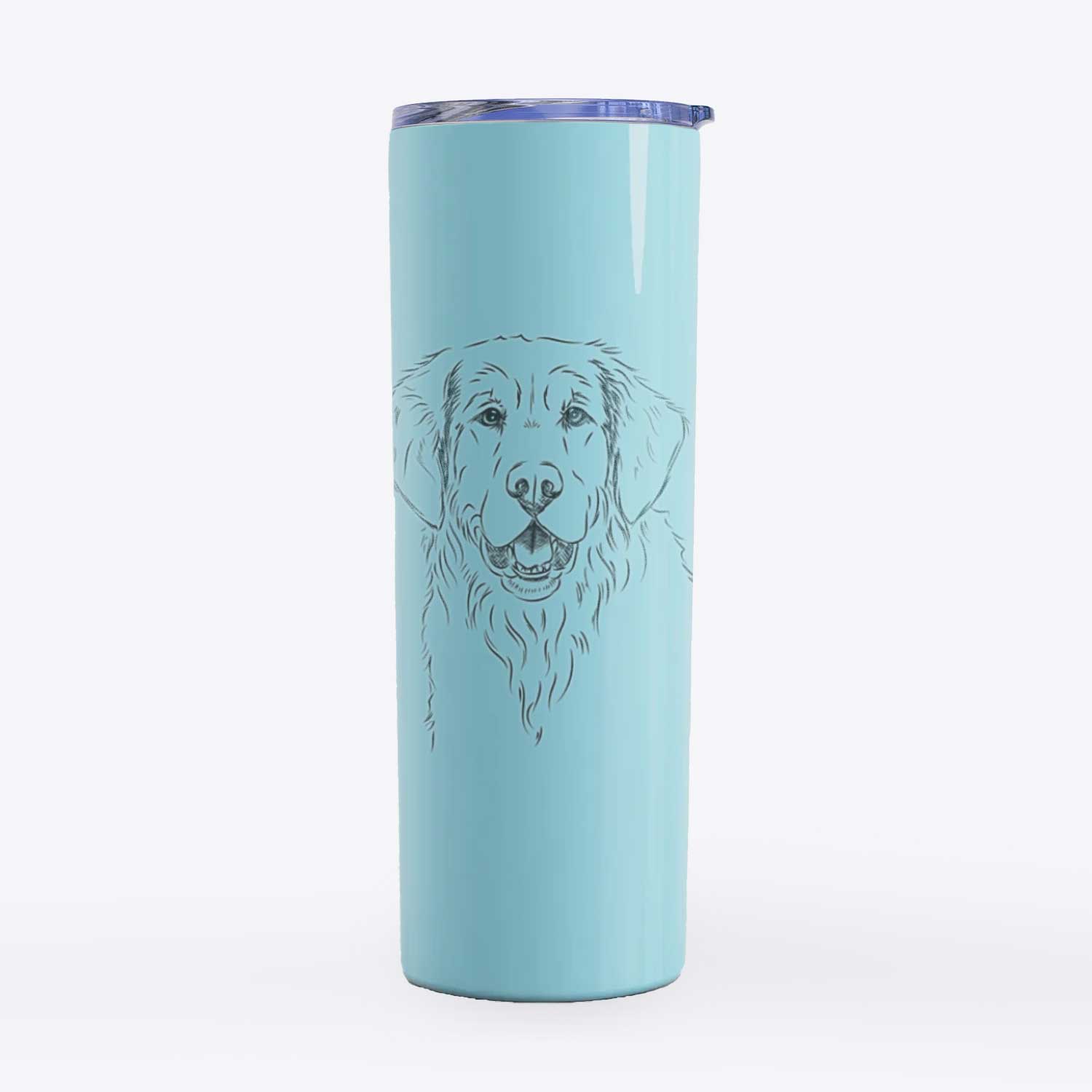 Toby the Golden Retriever - 20oz Skinny Tumbler