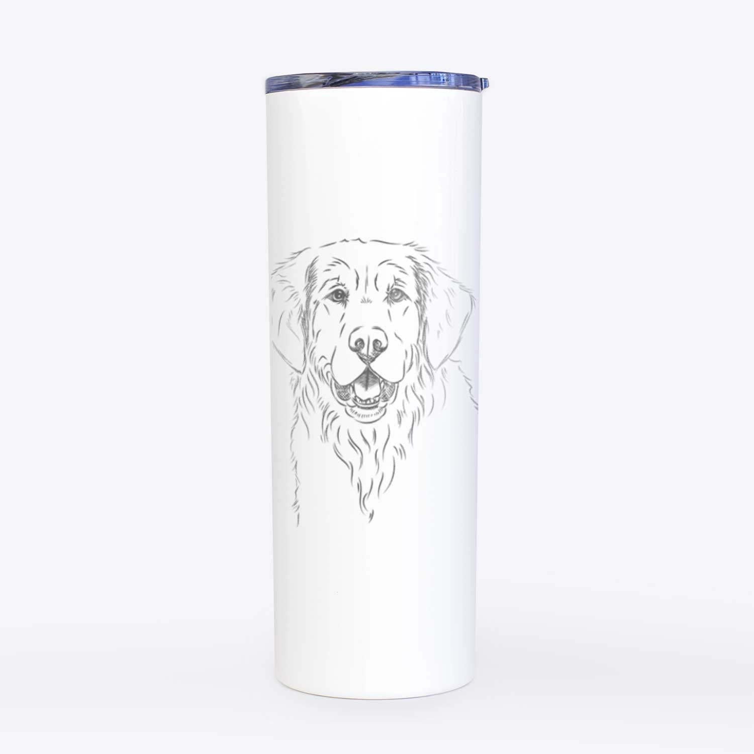 Toby the Golden Retriever - 20oz Skinny Tumbler