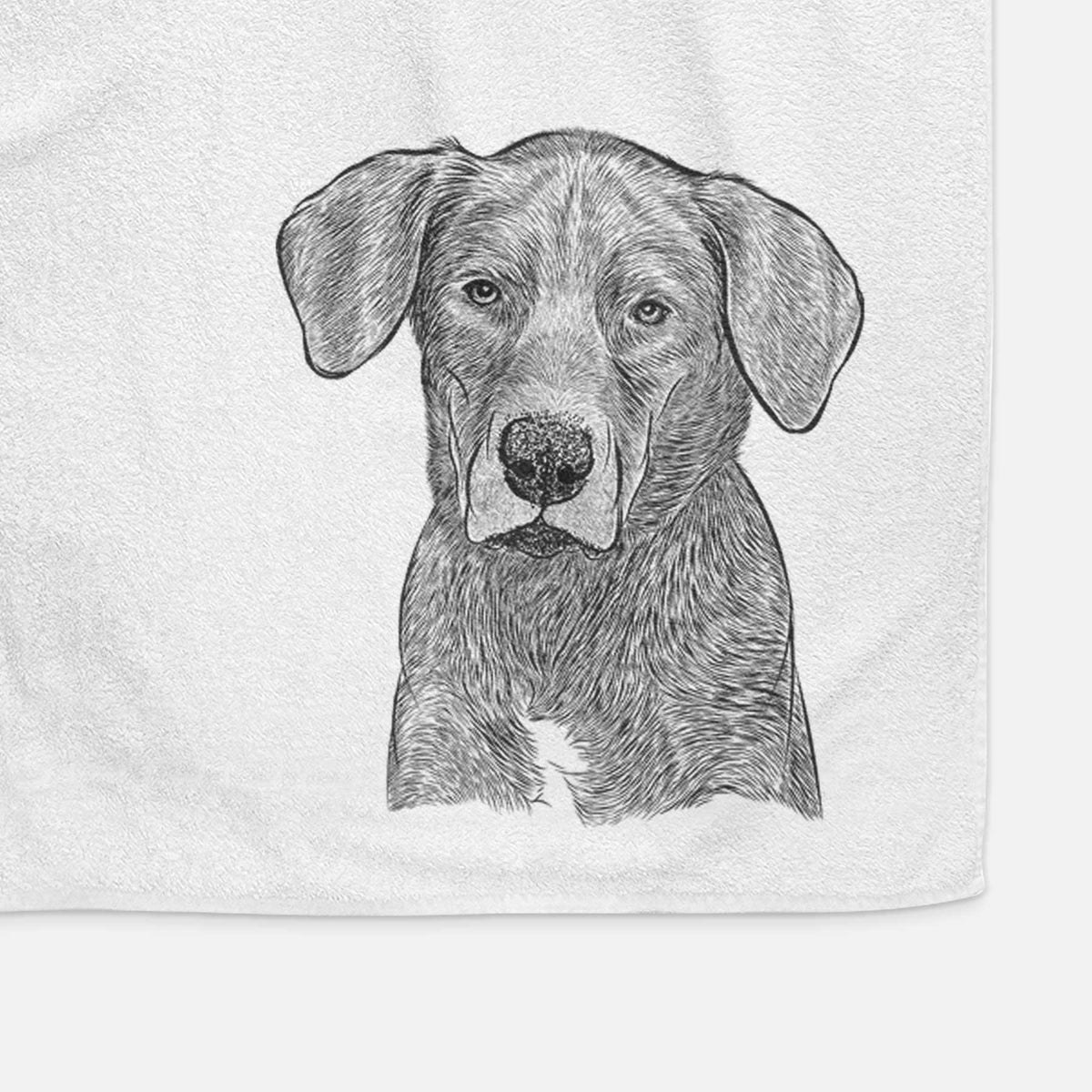 Tom the Lab Dane Mix Decorative Hand Towel