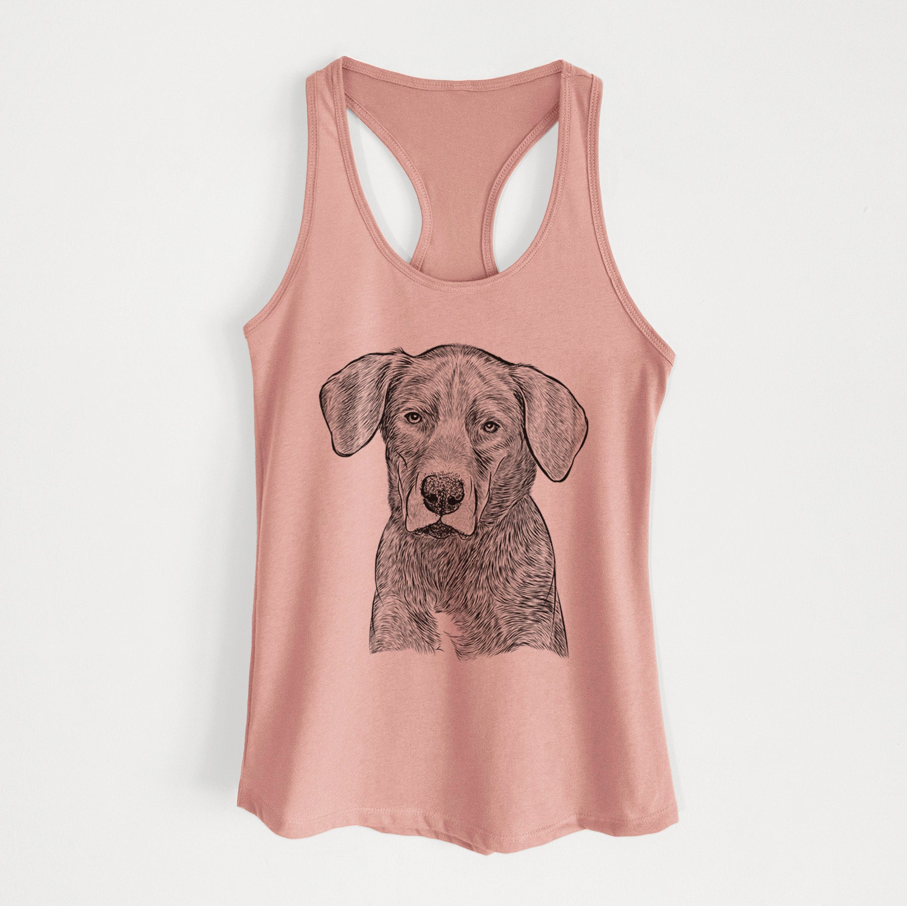 Tom the Lab Dane Mix - Women's Racerback Tanktop