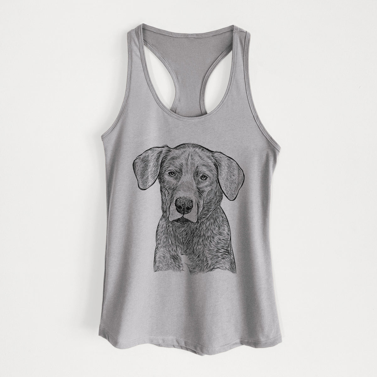 Tom the Lab Dane Mix - Women&#39;s Racerback Tanktop
