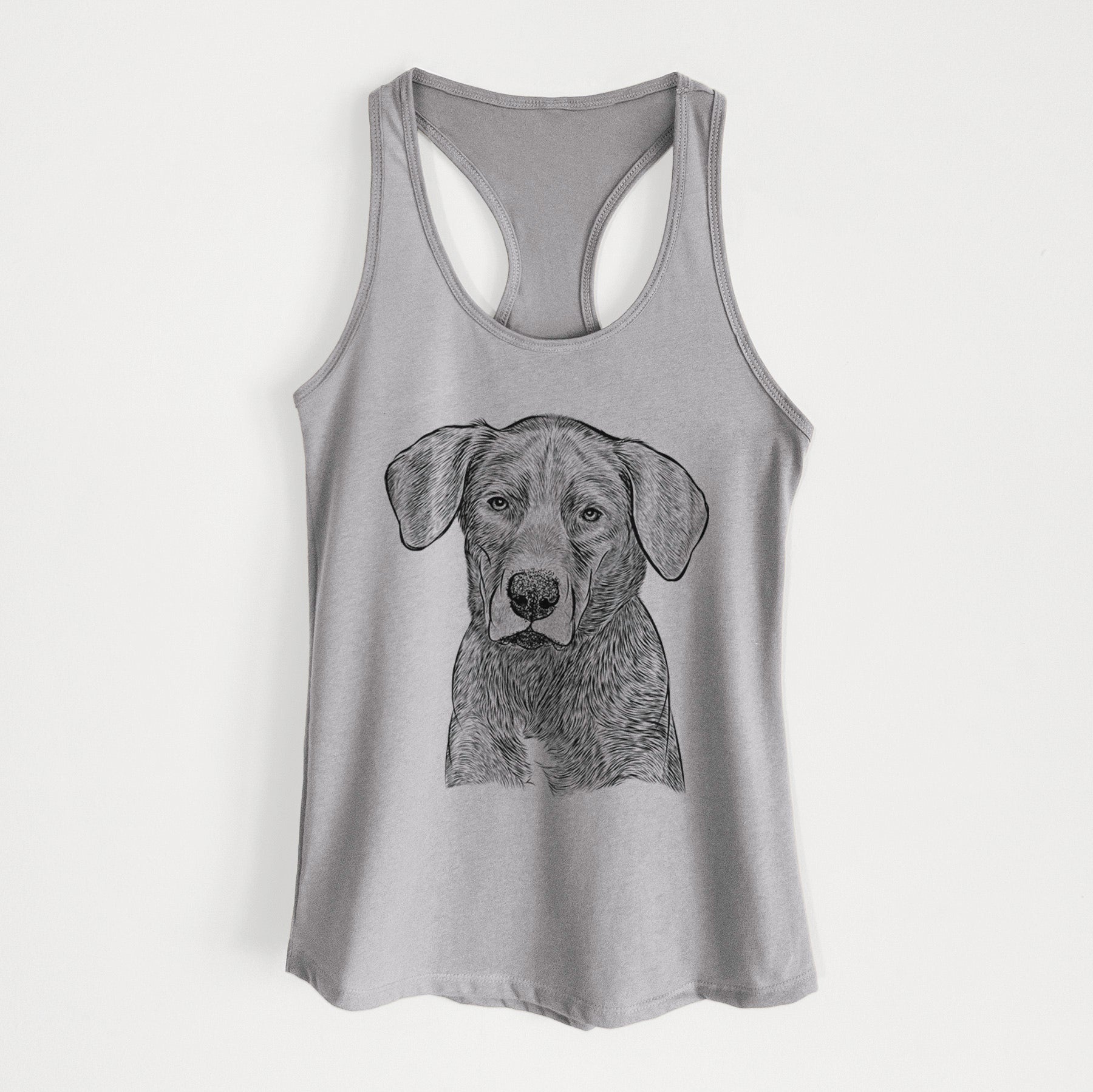 Tom the Lab Dane Mix - Women's Racerback Tanktop