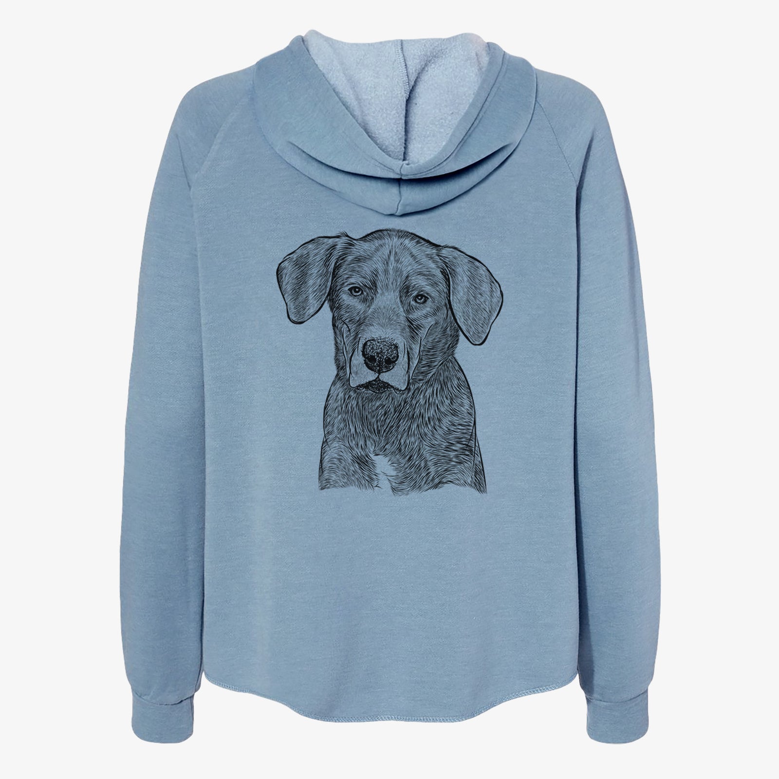 Tom the Lab Dane Mix - Women's Cali Wave Zip-Up Sweatshirt