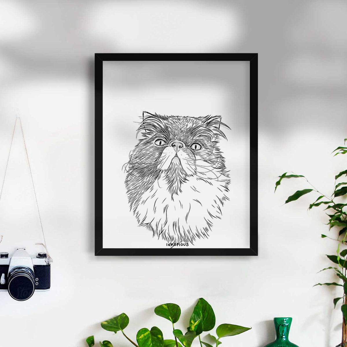 Tookie the Perisan Cat Art Print