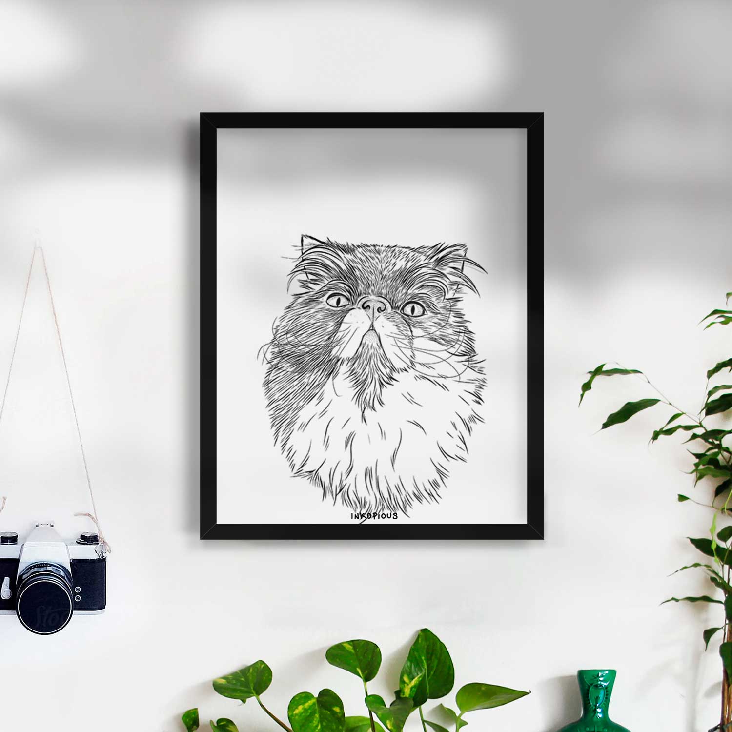 Tookie the Perisan Cat Art Print