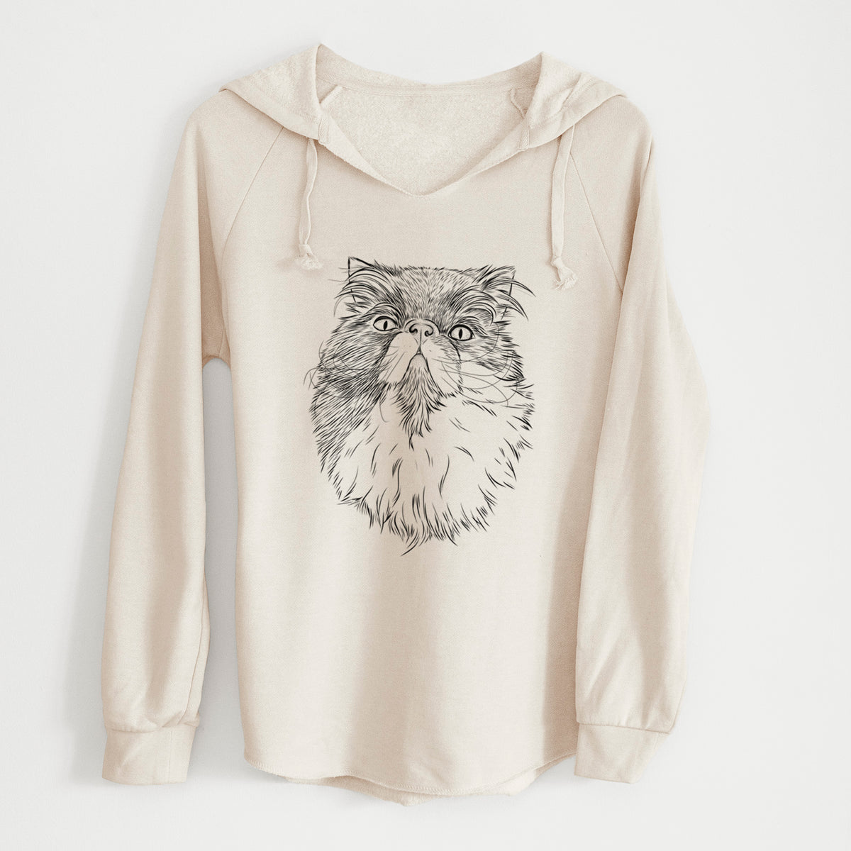Bare Tookie the Perisan Cat - Cali Wave Hooded Sweatshirt