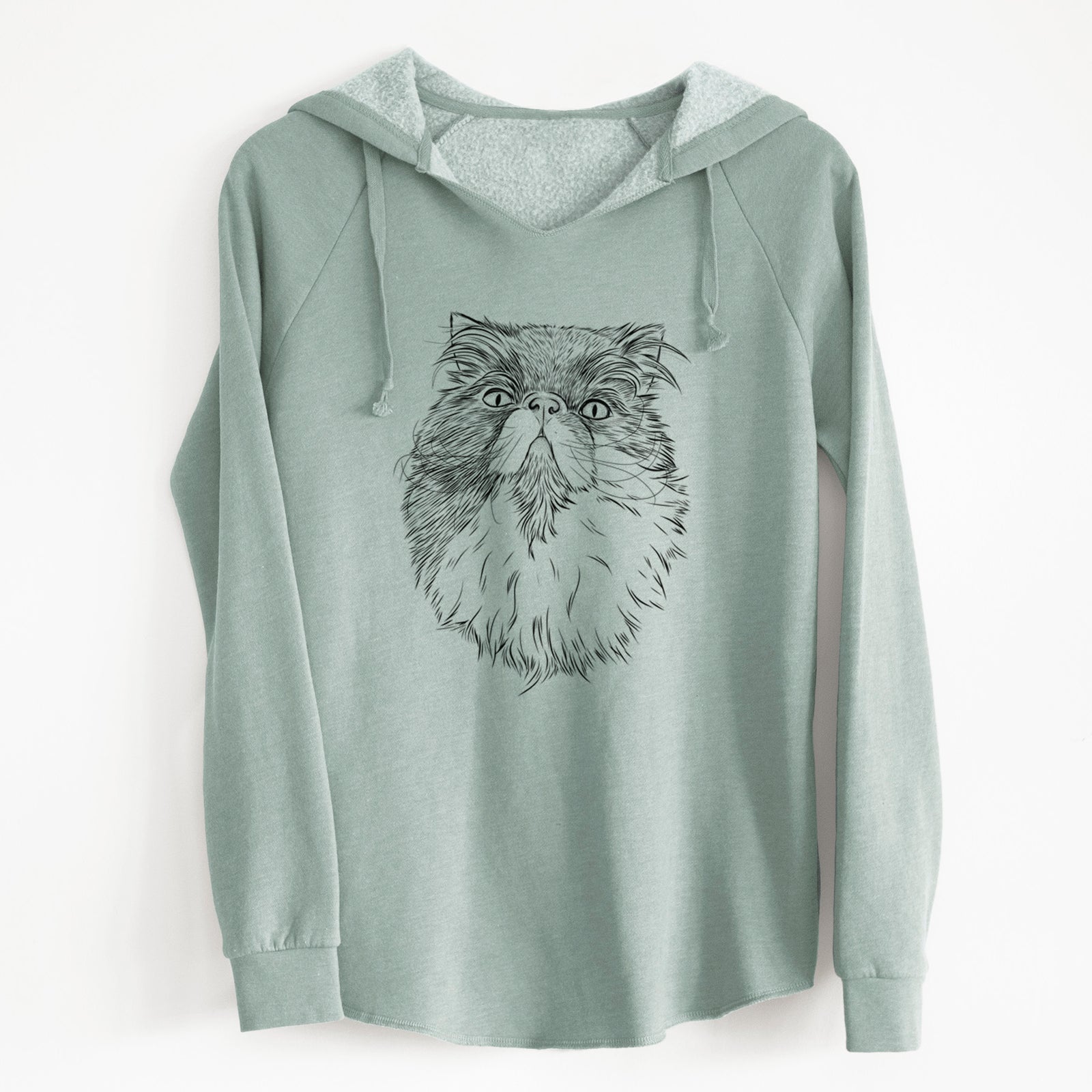 Bare Tookie the Perisan Cat - Cali Wave Hooded Sweatshirt