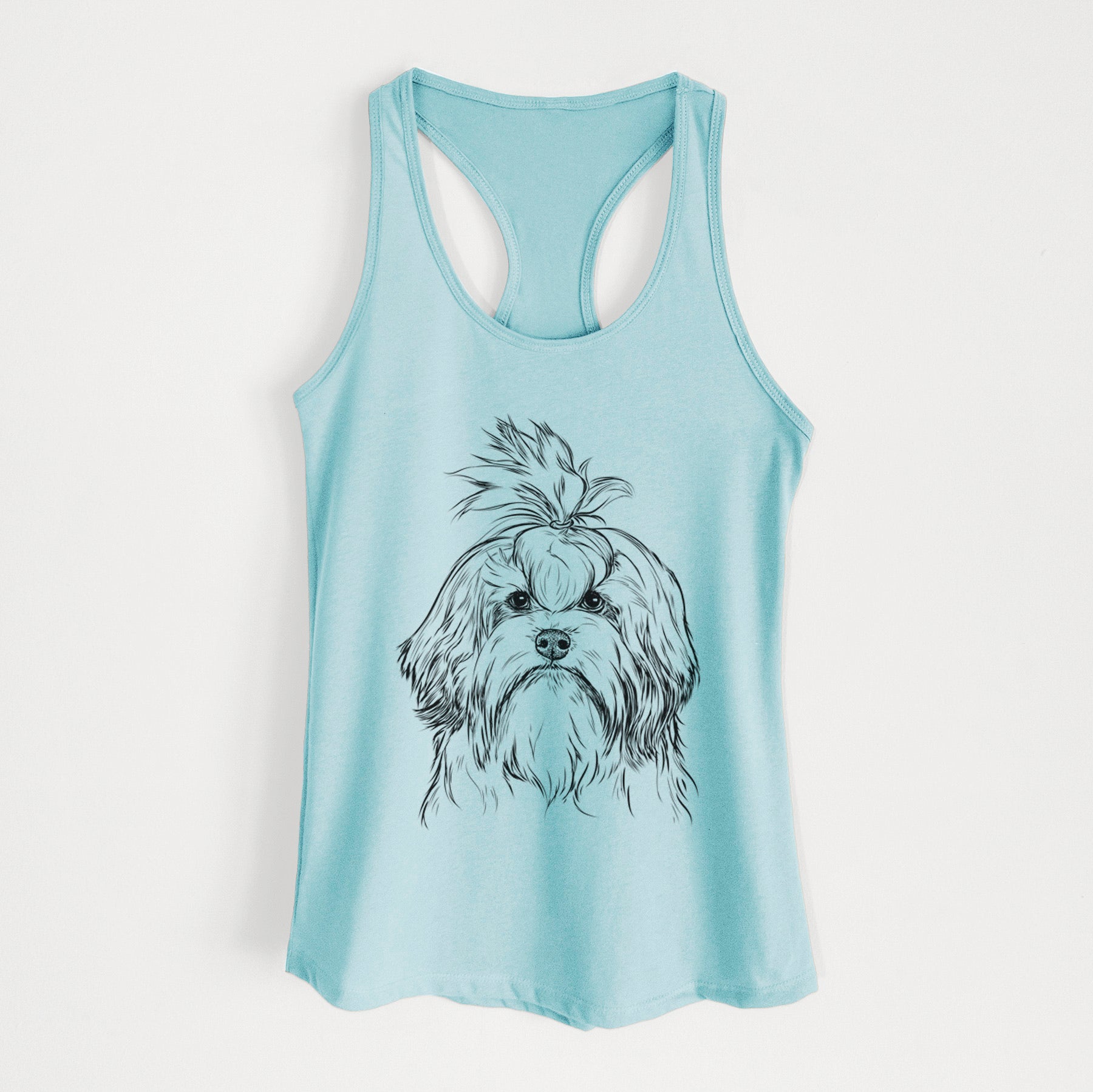 Tootsie the Lowchen - Women's Racerback Tanktop