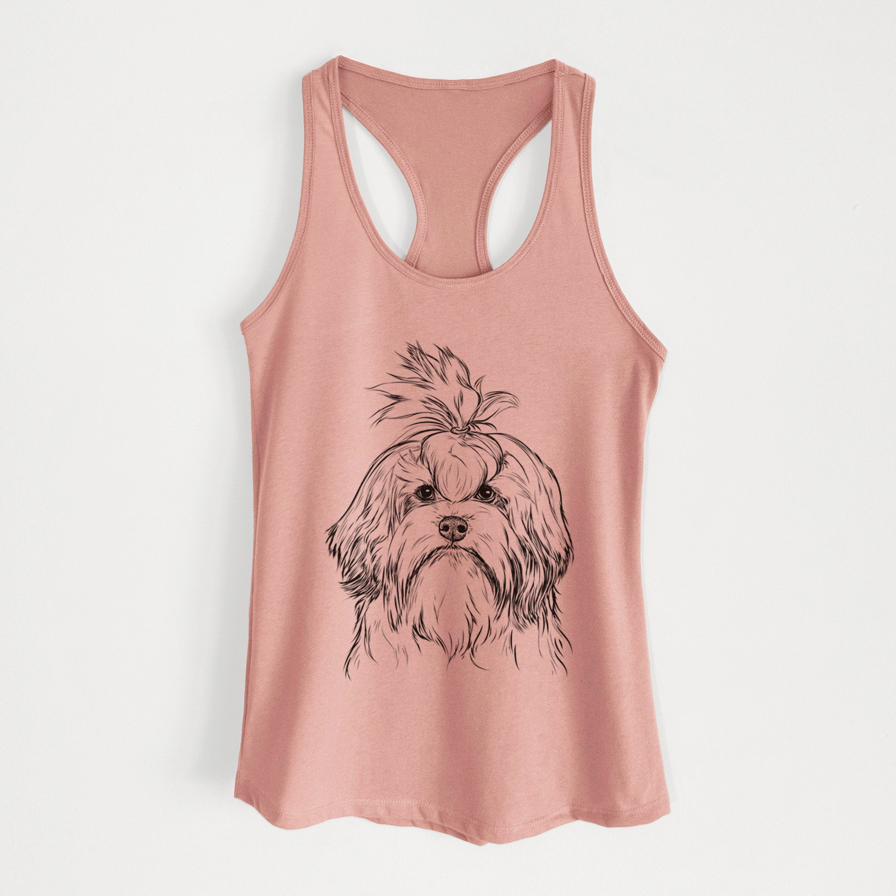 Tootsie the Lowchen - Women's Racerback Tanktop